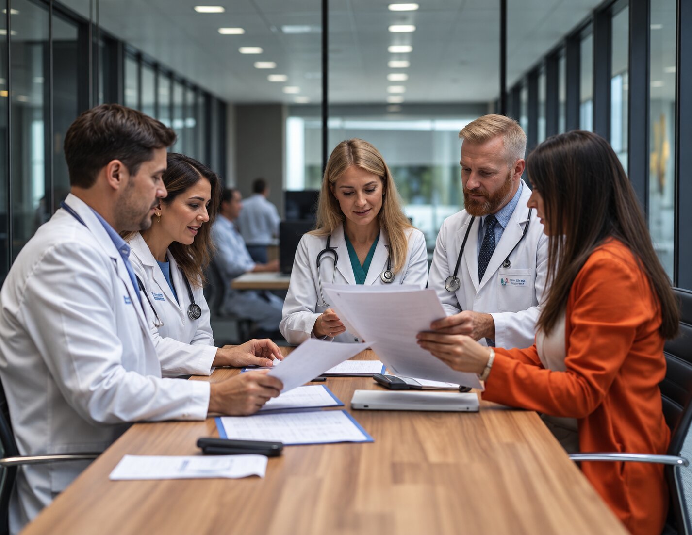DrCareMSO appeals team preparing insurance denial appeal documentation